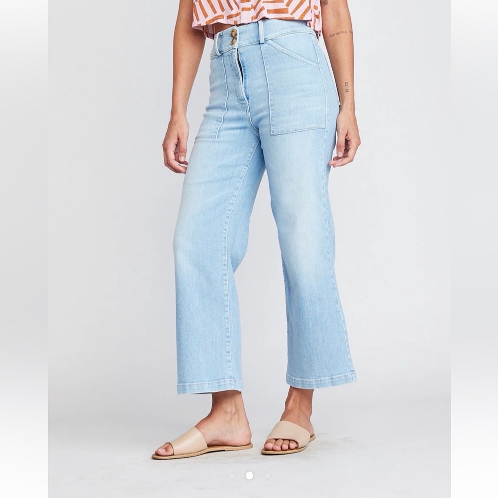 Self Contrast | Aria Hi-Waist Denim Pants Spring Blue | Size 31 |